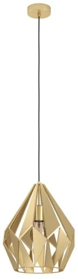 Eglo 43814 - Csillár zsinóron CARLTON 1xE27/60W/230V á. 31 cm