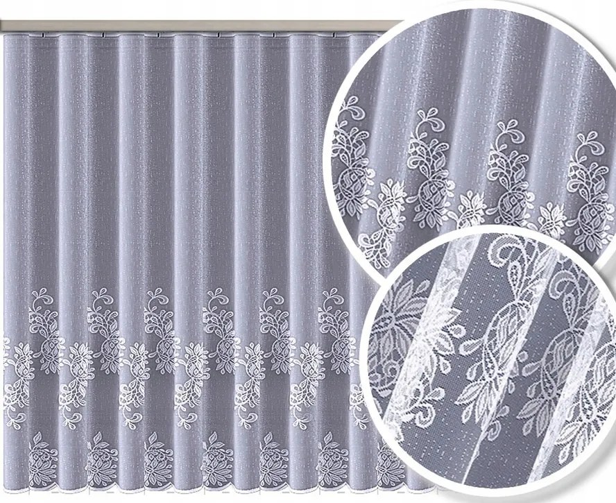 Mg Függöny 623/883 Fehér 350x180cm készre varrva Bt M