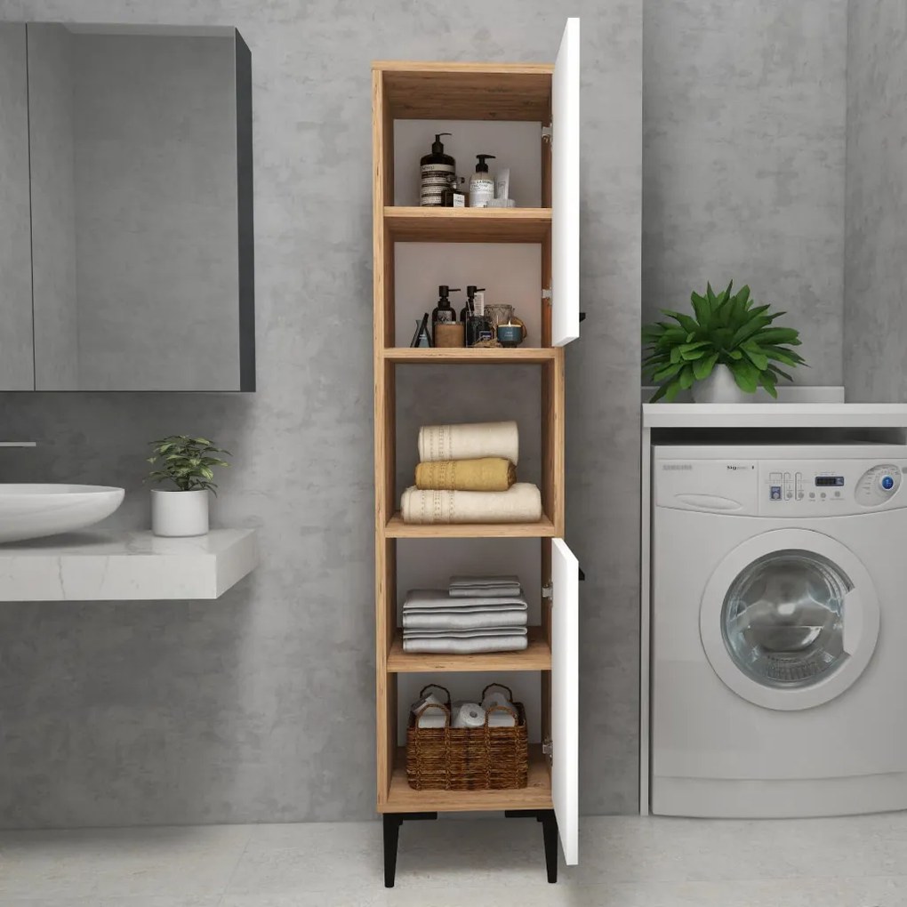Daminol konyhaszekrény, atlanti fenyő-fehér, 35 cm