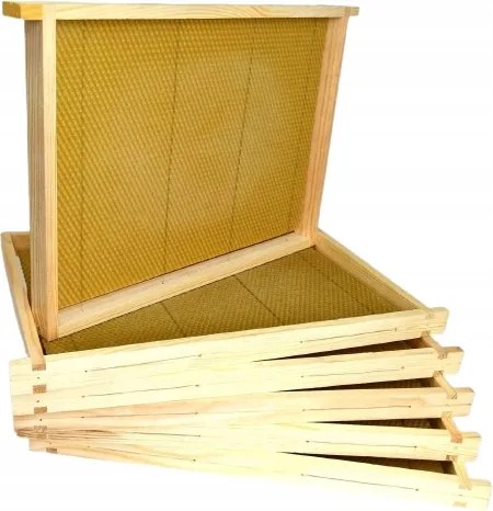 Nagy Lengyel keret Viaszlap-pal összeszerelt, huzalozott [komplett] 11 darab