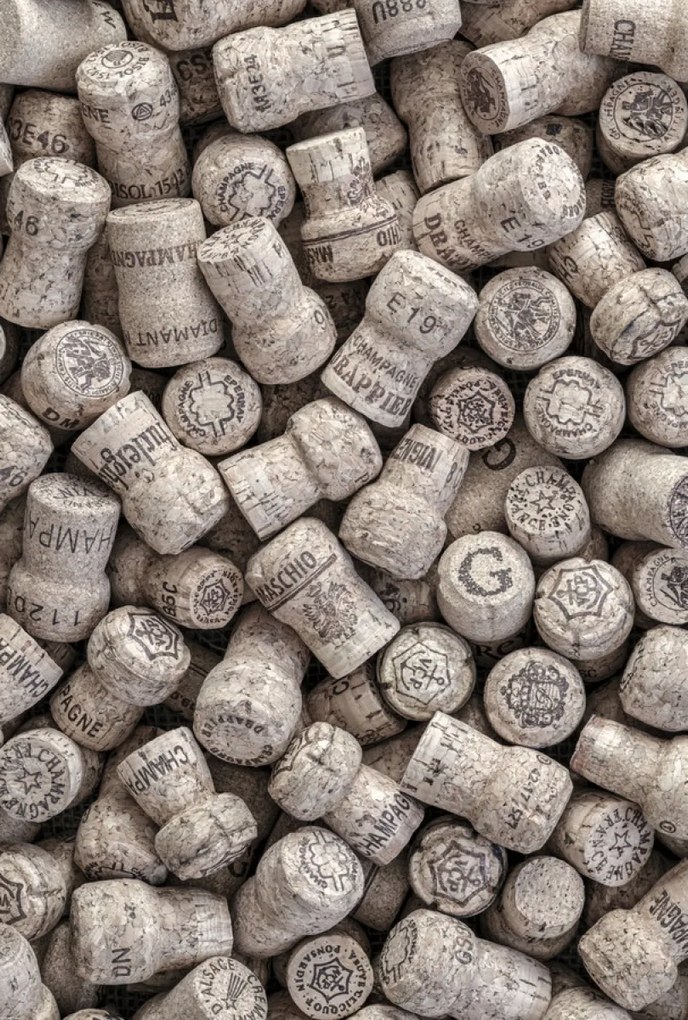 Poszter 61x90,5cm Pezsgős dugók, Assaf Frank