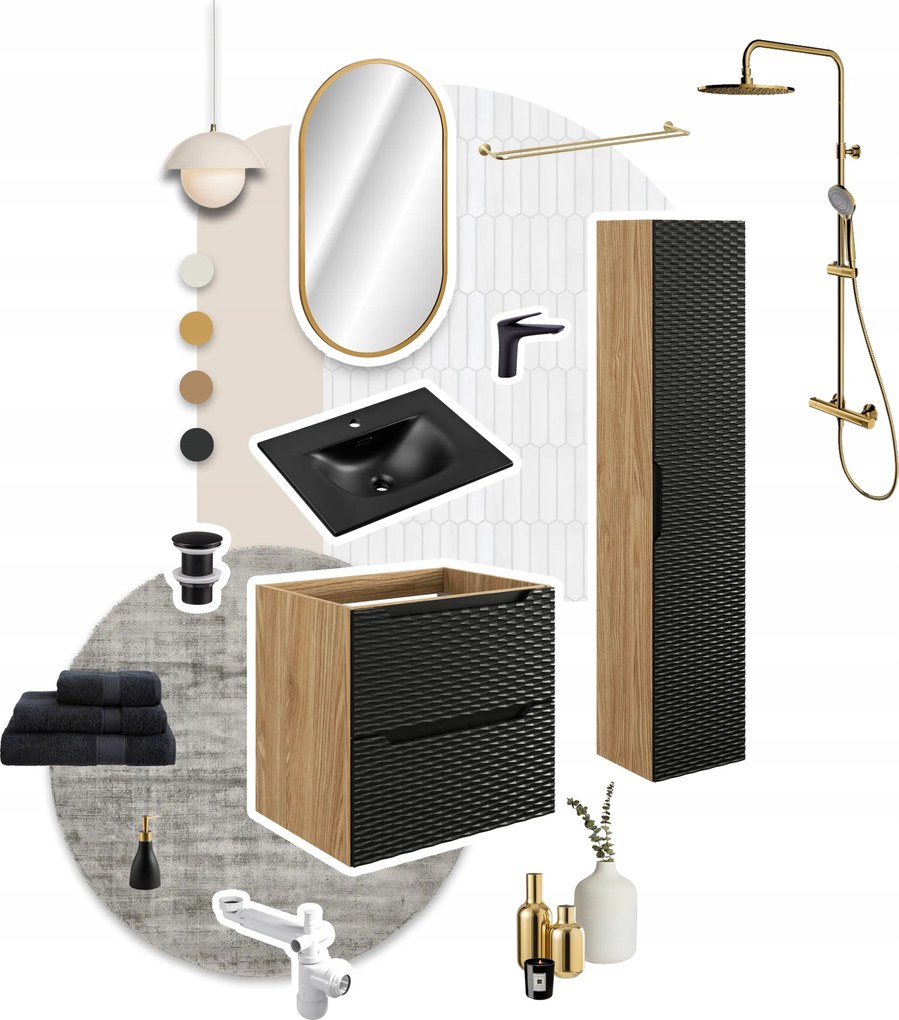 Bútorszett 60cm-es Sky bútormosdóval