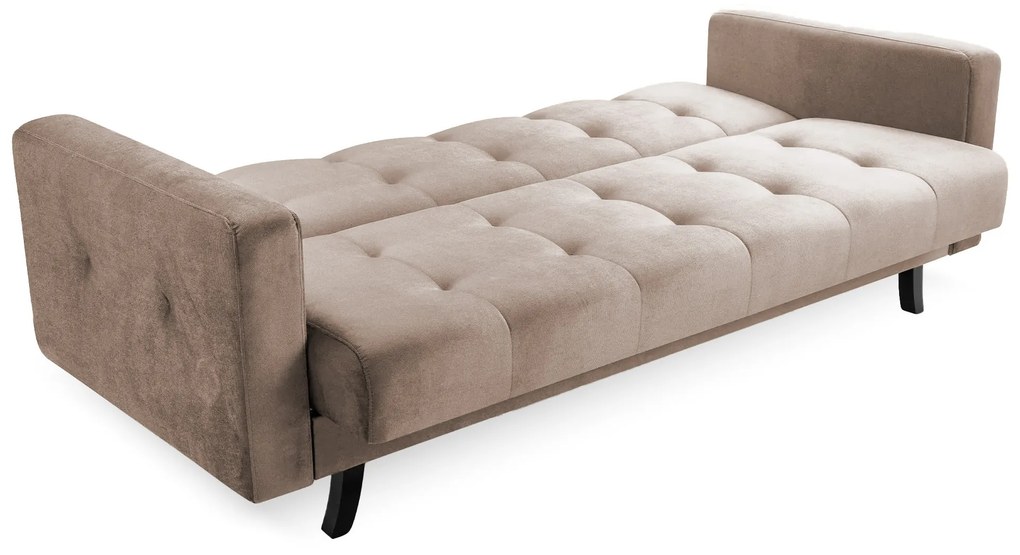 ID LISSZABON kanapéágy tárolóval - krémszínű