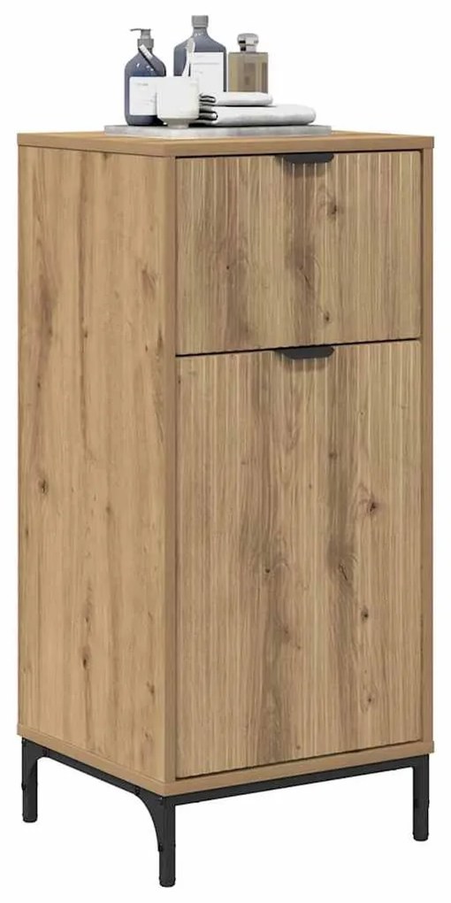 Fürdőszoba Székény kézműves tölgy 39.5 x 36 x 88 cm Faanyag