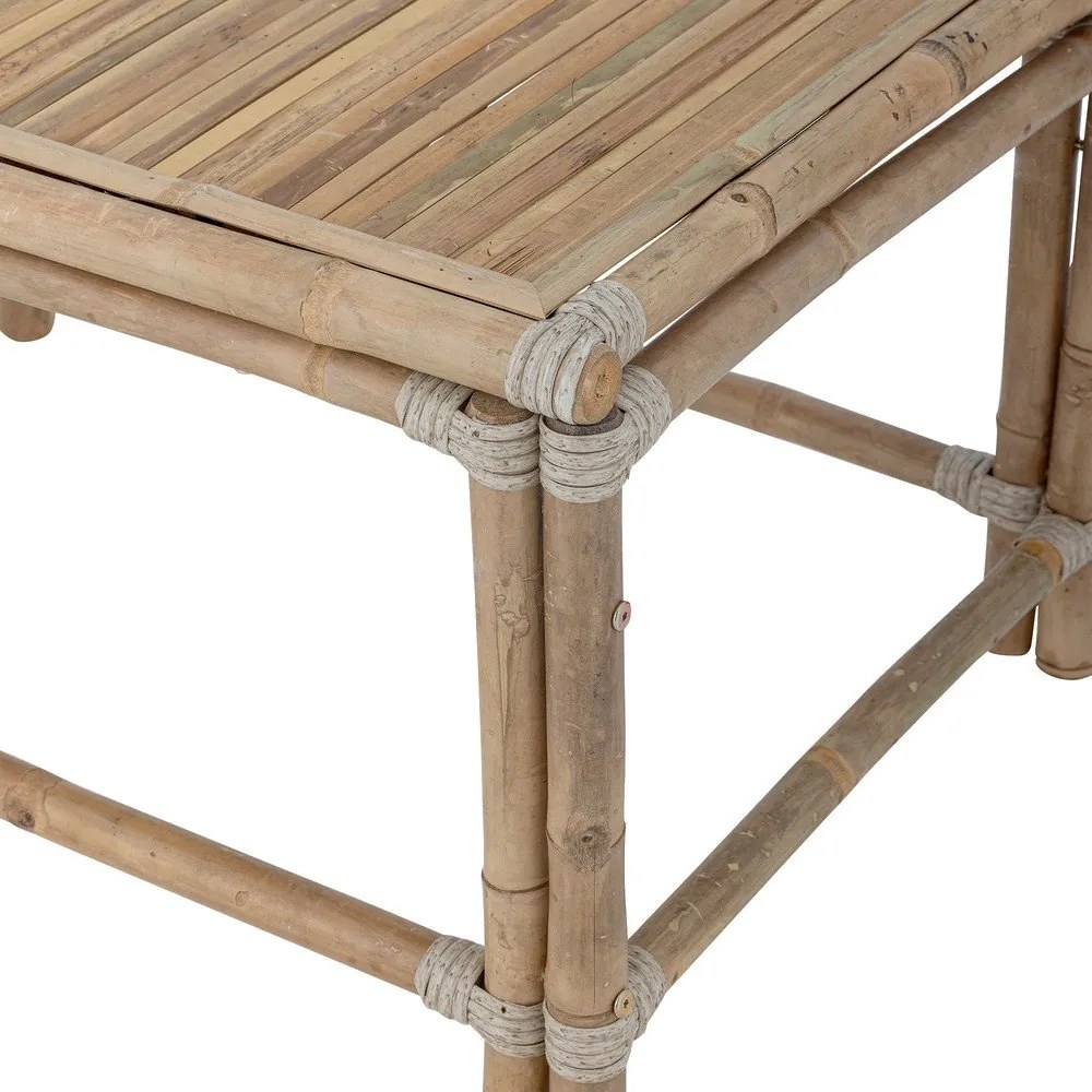 Bambusz kerti dohányzóasztal 60x90 cm Sole – Bloomingville