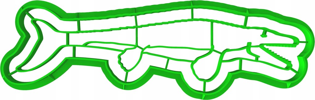 Foremka Lyukasztó Dinoszaurusz Keksz- és Mézeskalácsvágó Mozaik 14cm