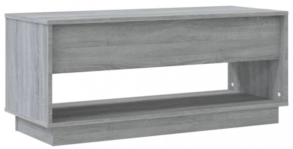 szürke sonoma színű szerelt fa TV-szekrény 102x41x44 cm