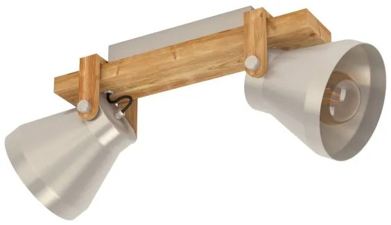 Eglo 43949 - Spotlámpa CAWTON 2xE27/40W/230V