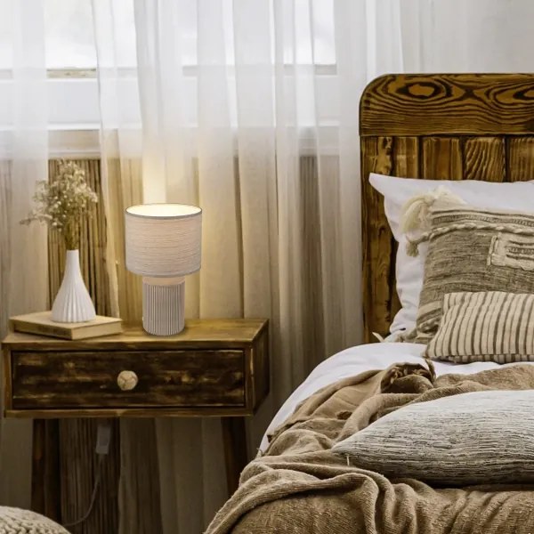 Brilo - INO asztali lámpa 1xE14/10W/230V, fehér