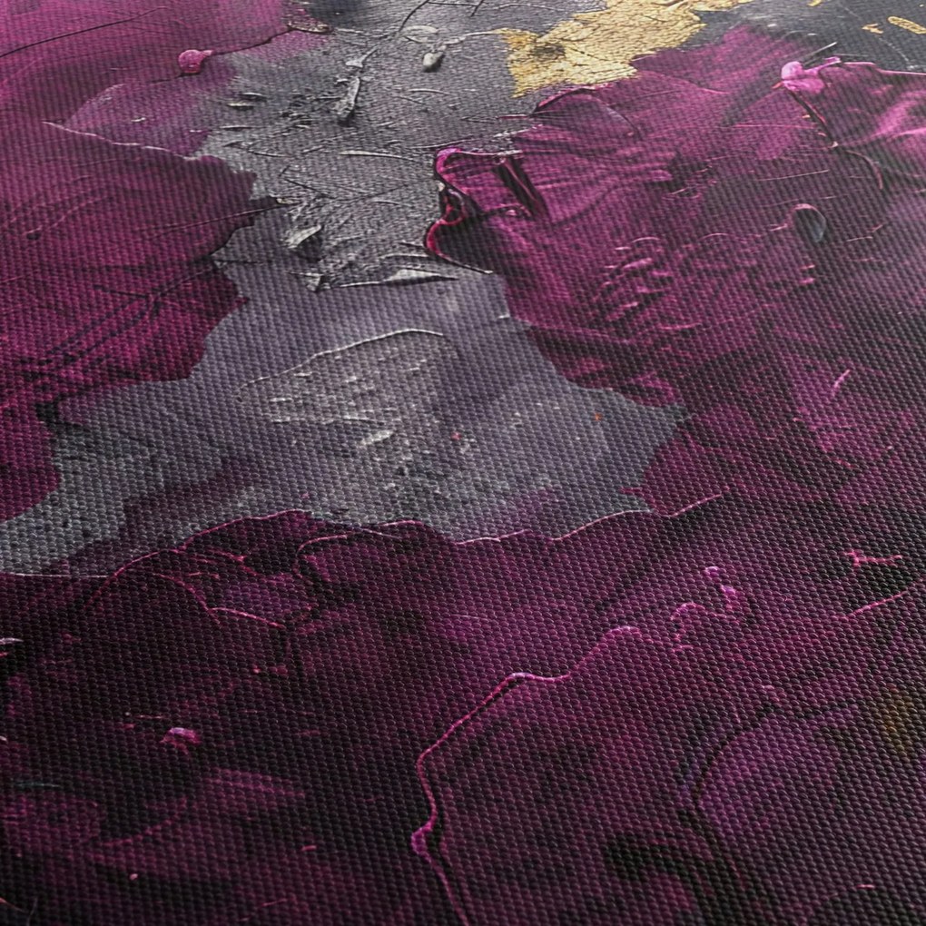 Kép - Texturáló absztrakció (órával) (90x30 cm)