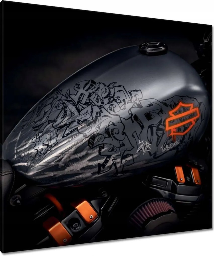 Vászonkép 90x90 Harley Davidson Motorkerékpár