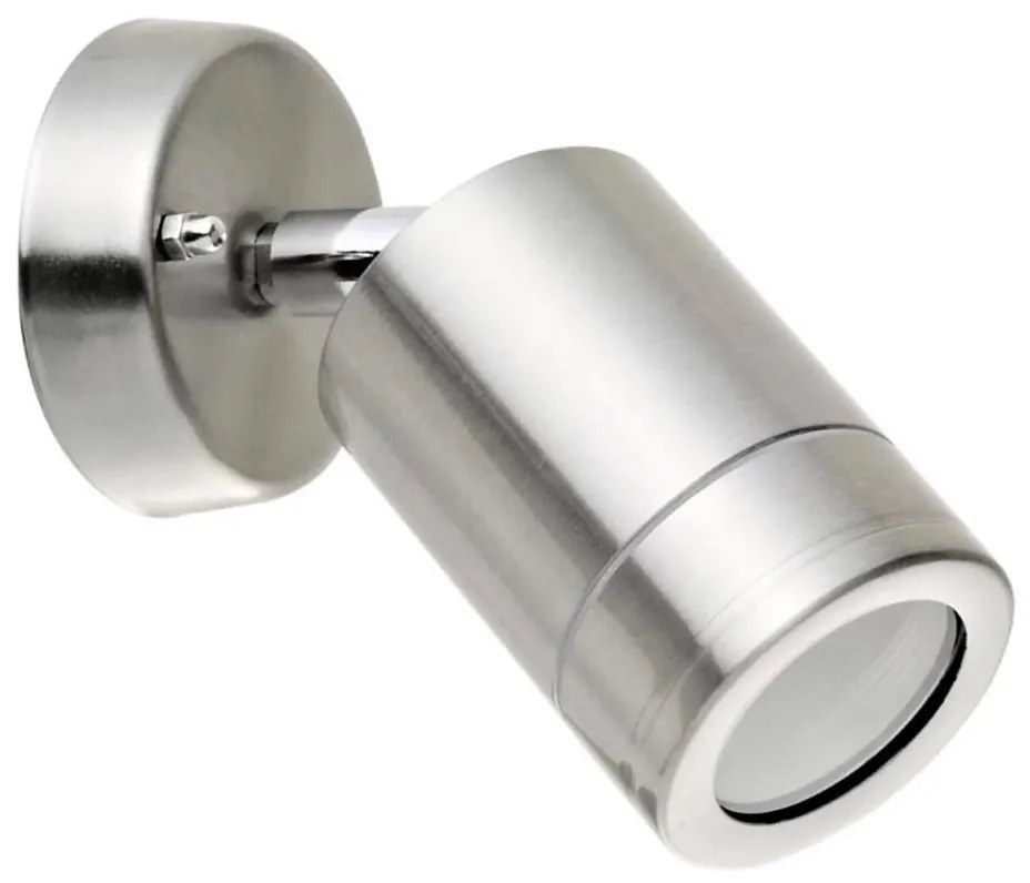 Kültéri fali lámpa OLIMP 2 1xGU10/8W/230V IP44 rozsdamentes