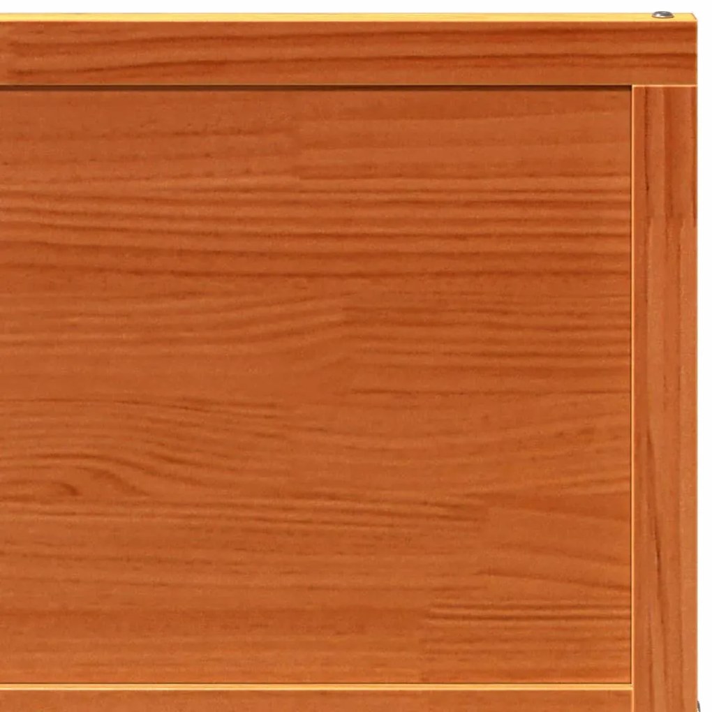 viaszbarna tömör fenyőfa istálló stílusú ajtó 90x208 cm