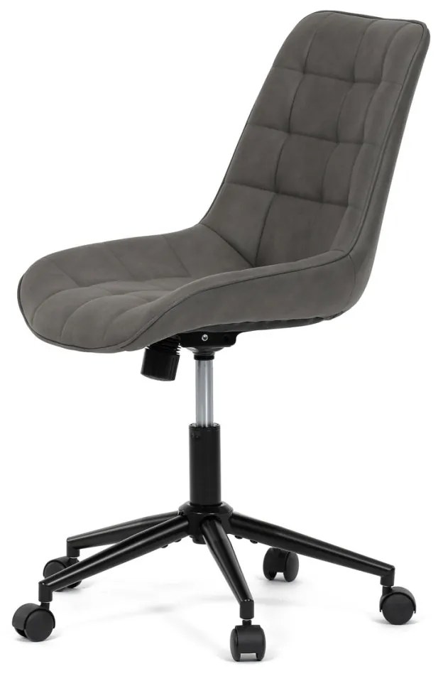 Scaun pivotant de birou cu tapițerie din material gri. KA-V3120