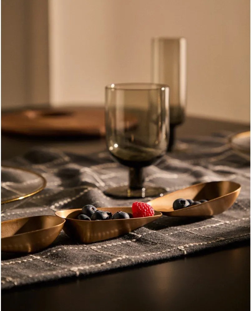 Aranyszínű rozsdamentes acél szervírozó tálka Aruc – Kave Home