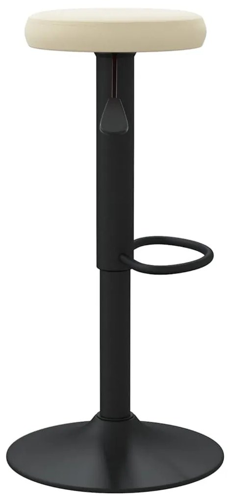 2 db krémszínű bársony bárszék