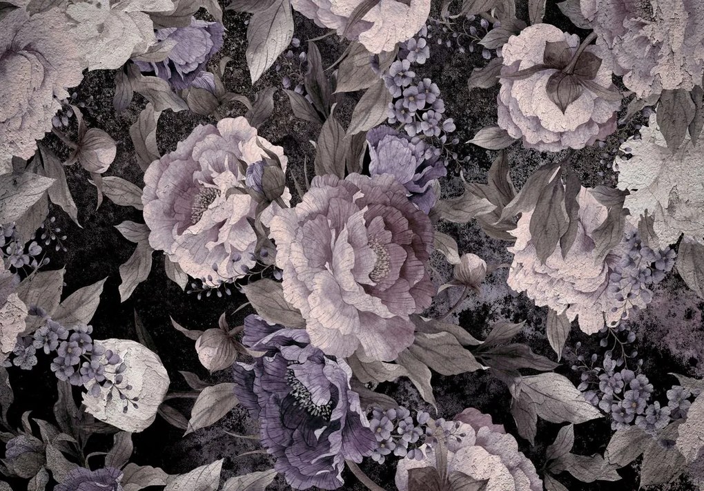 Fotótapéta - Bazsarózsa virágok (254x184 cm)