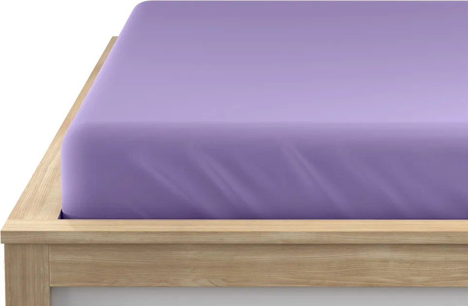 Jersey lepedő EXCLUSIVE világoslila 200 x 220 cm