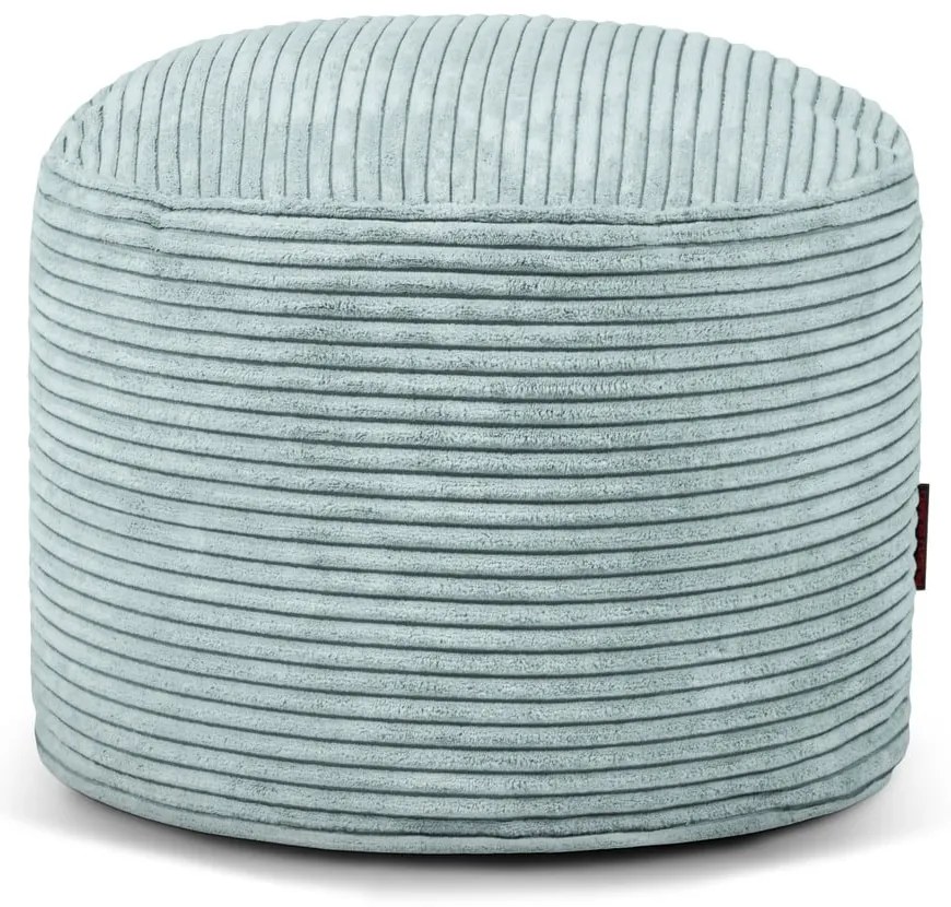 Mentazöld kordbársony babzsákfotel Mini – SLOWDOWN