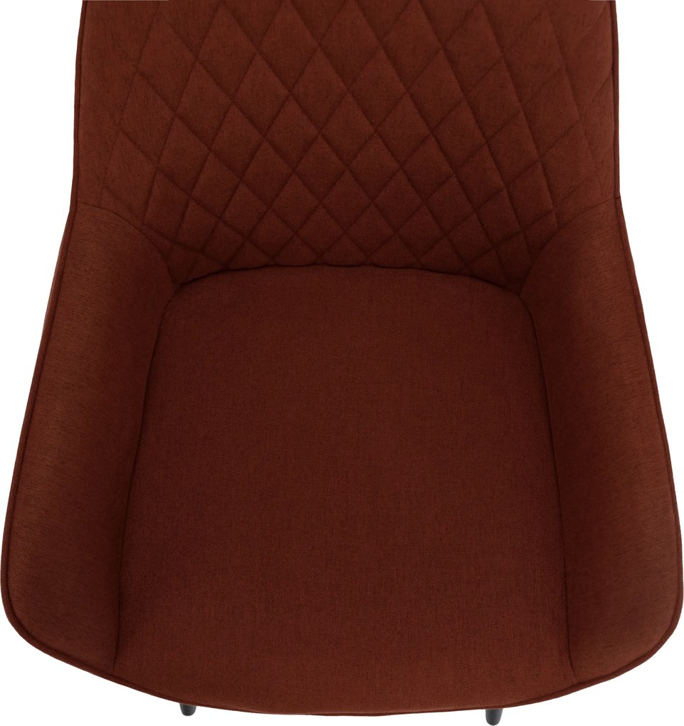 Design fotel, barna/fekete, OSKOR