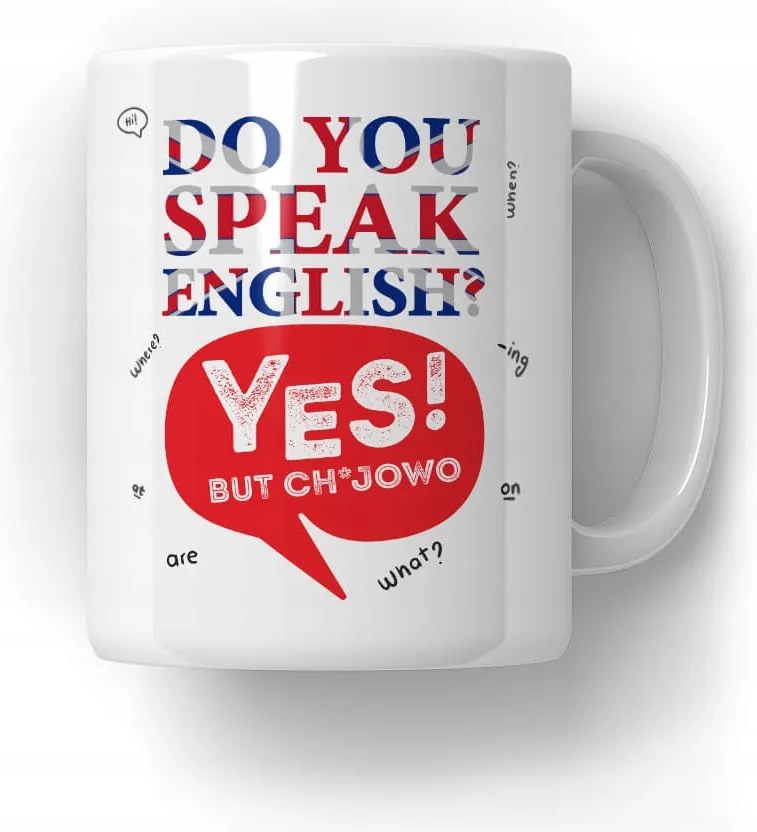 Bögre Do You Speak English Ajándék Munkavállalónak 18-99