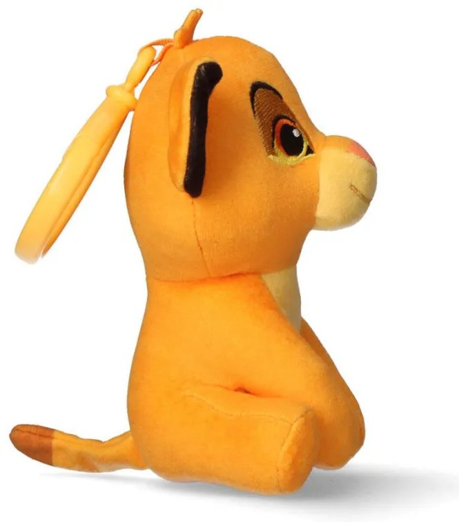 Disney Az Oroszlánkirály Simba 3D plüss figura akasztóval, táskadísz 13 cm