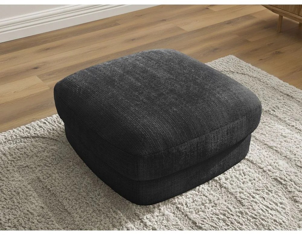 Fekete zsenília lábtartó Leonore – Bobochic Paris