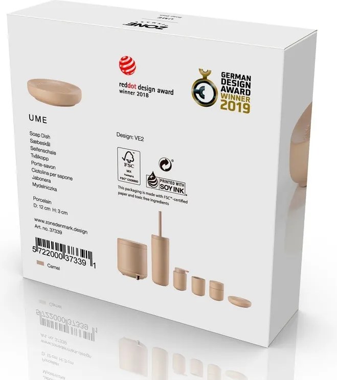 Bézs porcelán szappantartó Ume – Zone