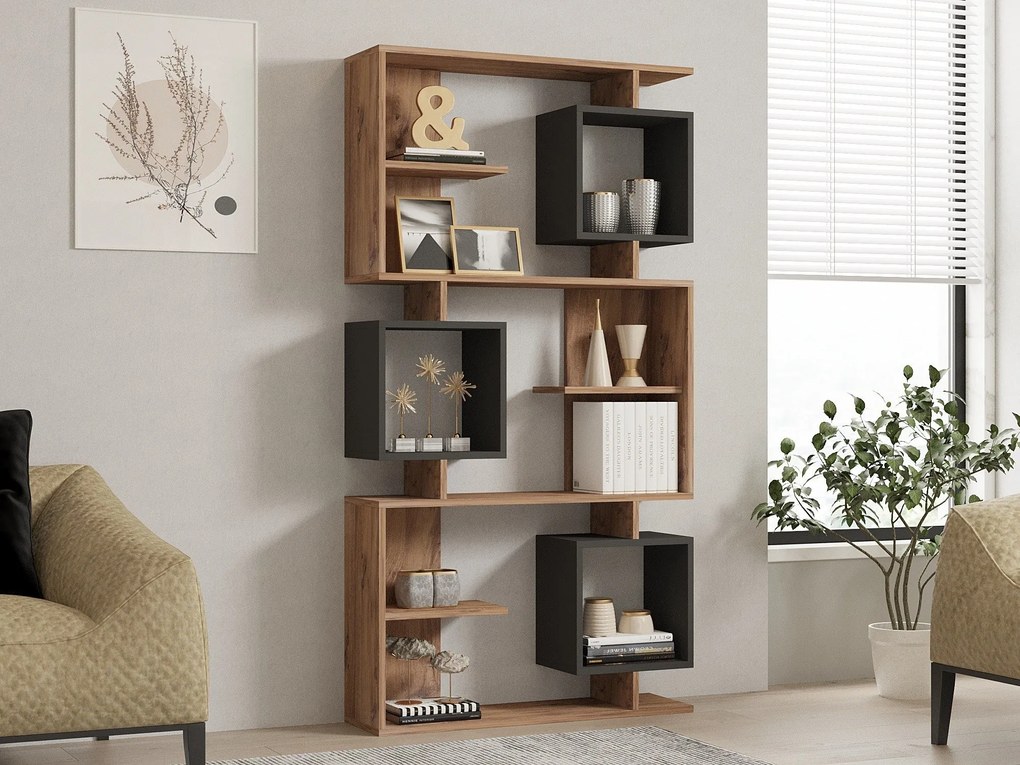 könyvespolc Icardi - Atlantic Pine, Anthracite