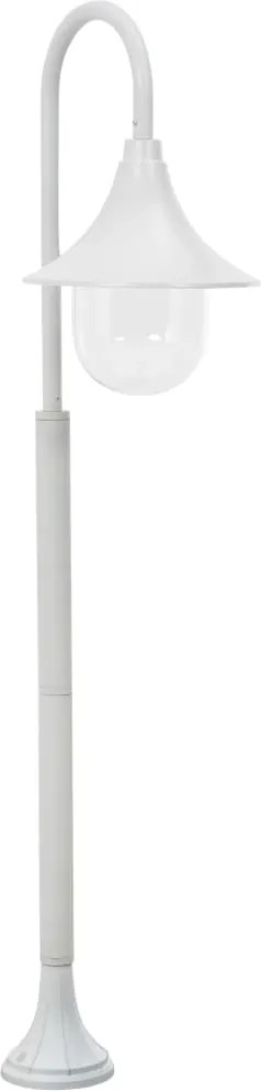 vidaXL fehér alumínium kerti állólámpa, E27, 120 cm