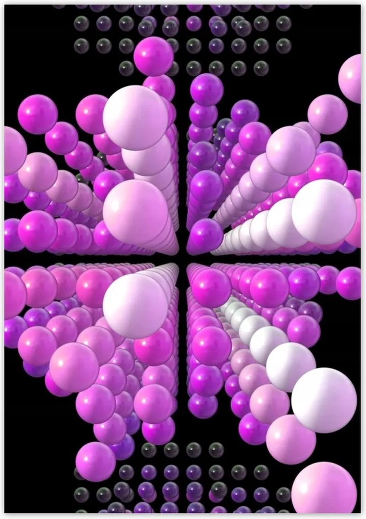 Poszterek 70x100 Lila Mátrix