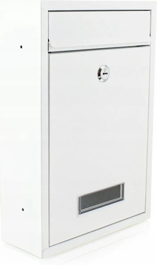 Modern Falra Szerelhető Postaláda, Fehér, Strapabíró