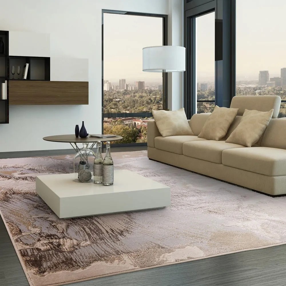Bézs szőnyeg 200x290 cm Aurora Etch – Asiatic Carpets