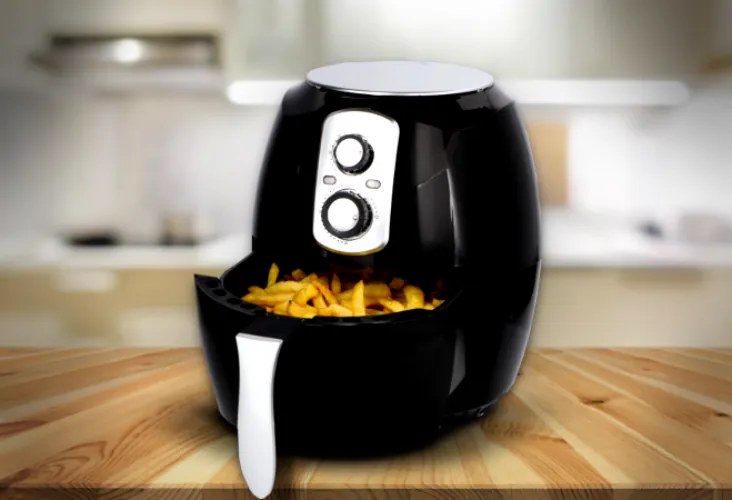 Cuisinier Deluxe olaj nélküli fritőz (1400W, 3,6 literes)