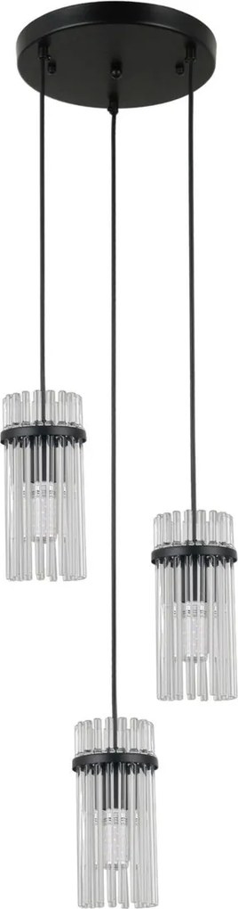 Italux modern függeszték merto matt fekete itxpnd-40930-3a-bk