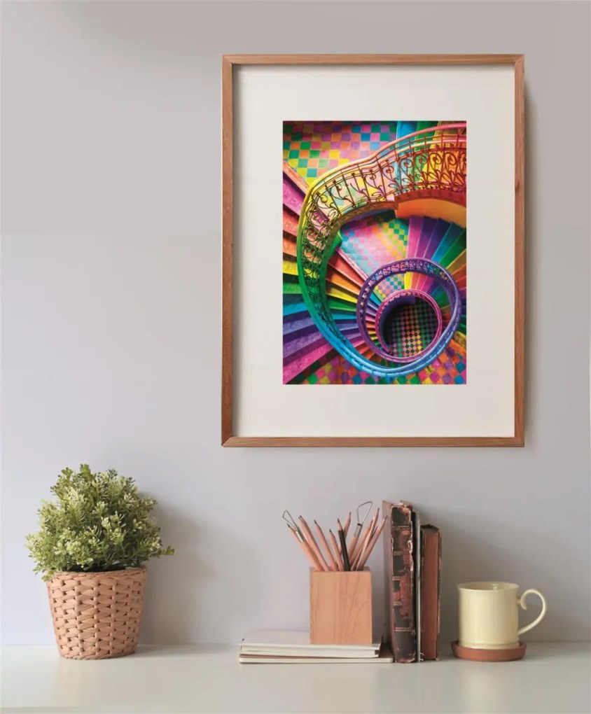 Színes lépcső Colorboom 500 db-os Compact puzzle Clementoni
