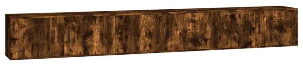 3 db füstös tölgy színű fali TV-szekrény 100 x 34,5 x 40 cm