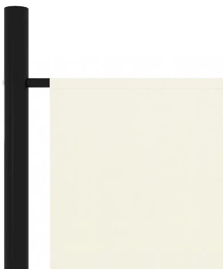 fehér 5 paneles paraván 250 x 180 cm