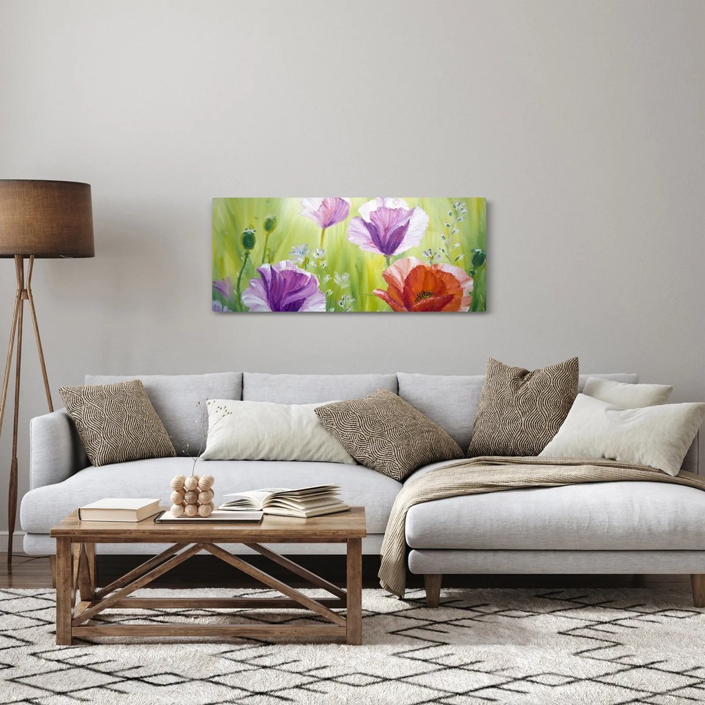 Kép - Pipacsok (120x50 cm)