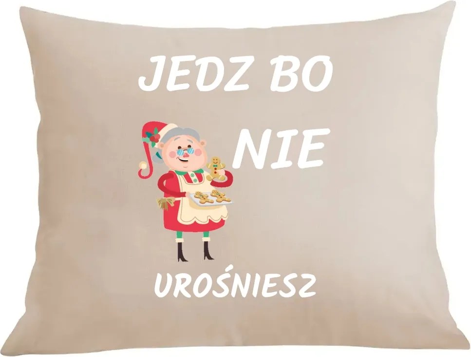 Párna párnahuzat Klasszikus Nagyi egyél, mert nem fogsz megnőni Ajándék