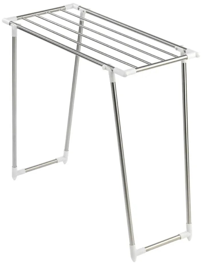 WENKO 3774020100 - Ruhaszárító PROFI SINGLE 87x79 cm rozsdamentes acél/ezüst/fehér