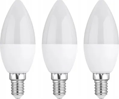 3 db E14-es Livarno Home Led izzó szett 470 lm tejfehér