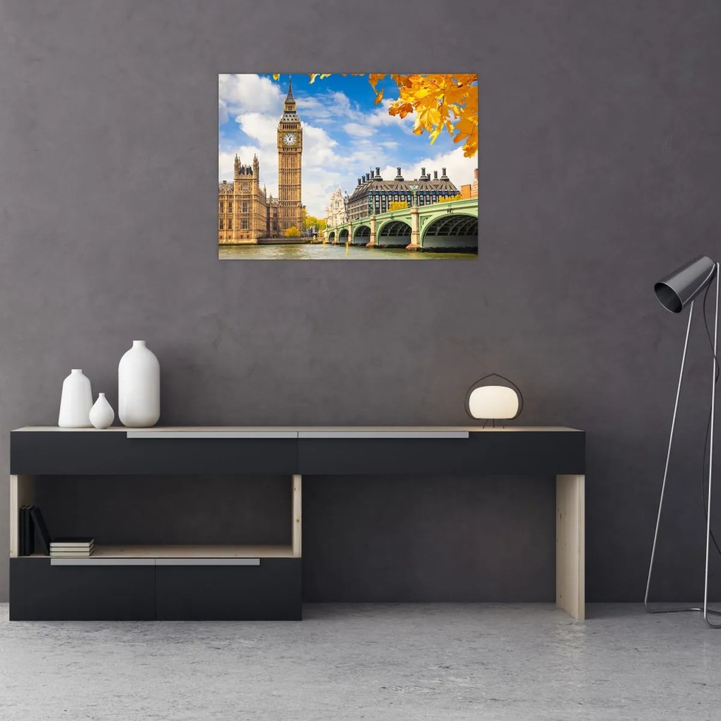 Üveg kép - Big Ben, London (70x50 cm)