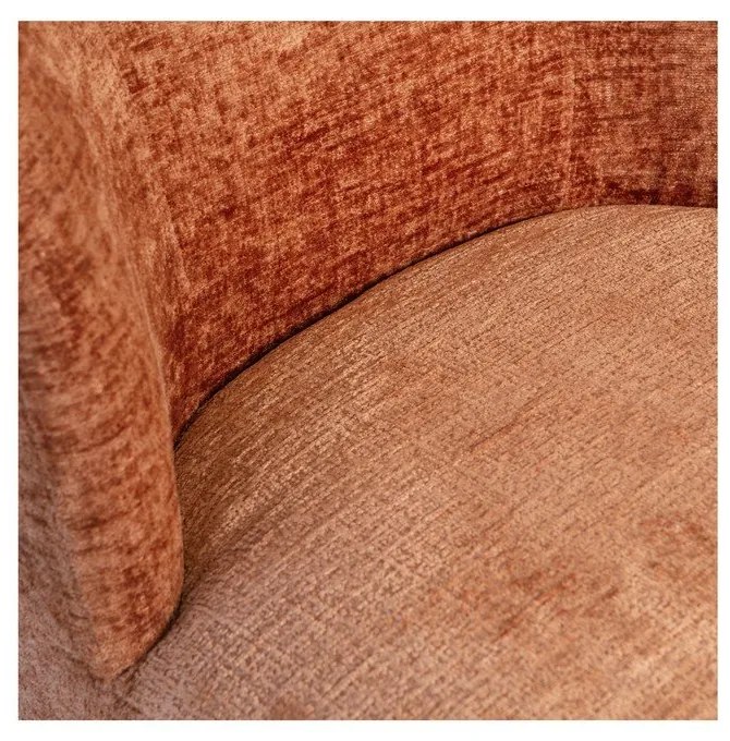 Narancssárga bársony fotel Atty – WOOOD