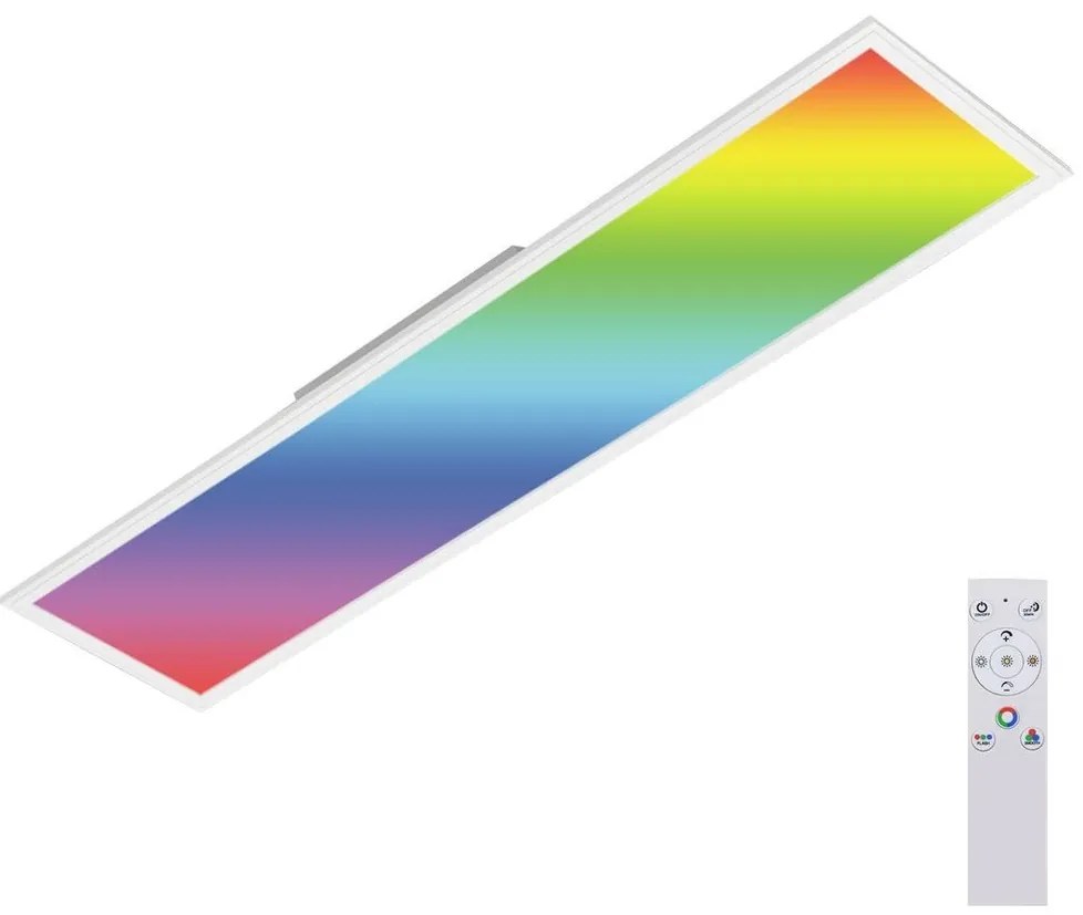 Brilo - RGBW Dimmelhető mennyezeti lámpa SLIM LED/40W/230V + távirányító