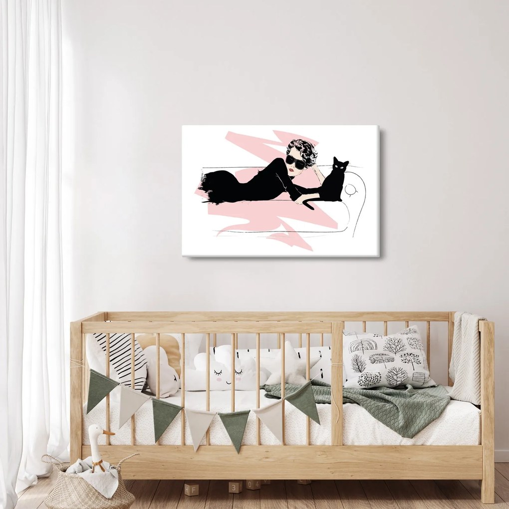 Kép - Fashion lady (90x60 cm)