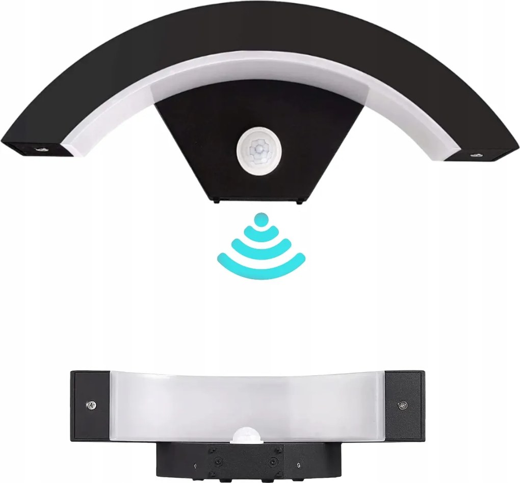 Kültéri fali lámpa homlokzati Mozgásérzékelő 18w