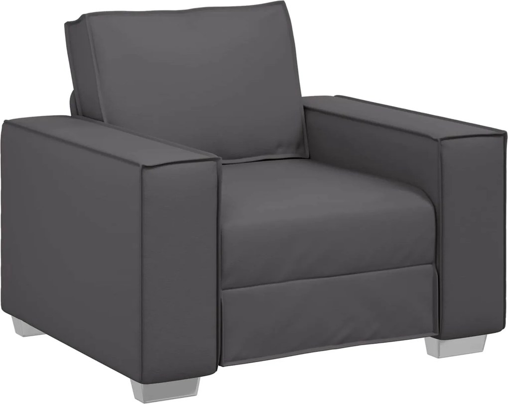 vidaXL Kanapé Szürke 99 x 80 x 84 cm szövet