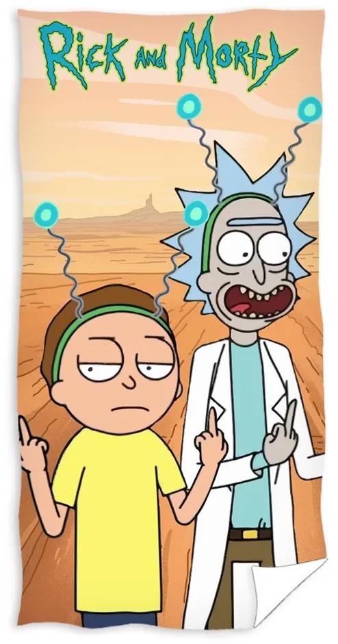 Rick and Morty törölköző, 70 x 140 cm