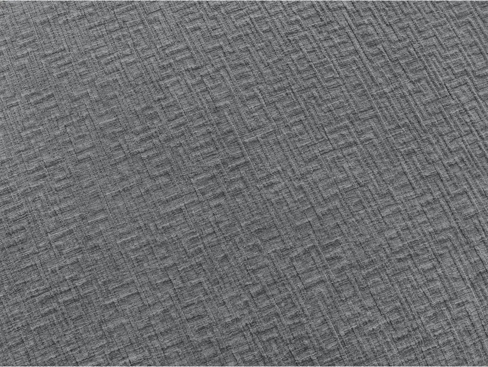 Sötétszürke zsenília kanapé mindennapos alvásra-kinyitható 220 cm Hugo – Bobochic Paris